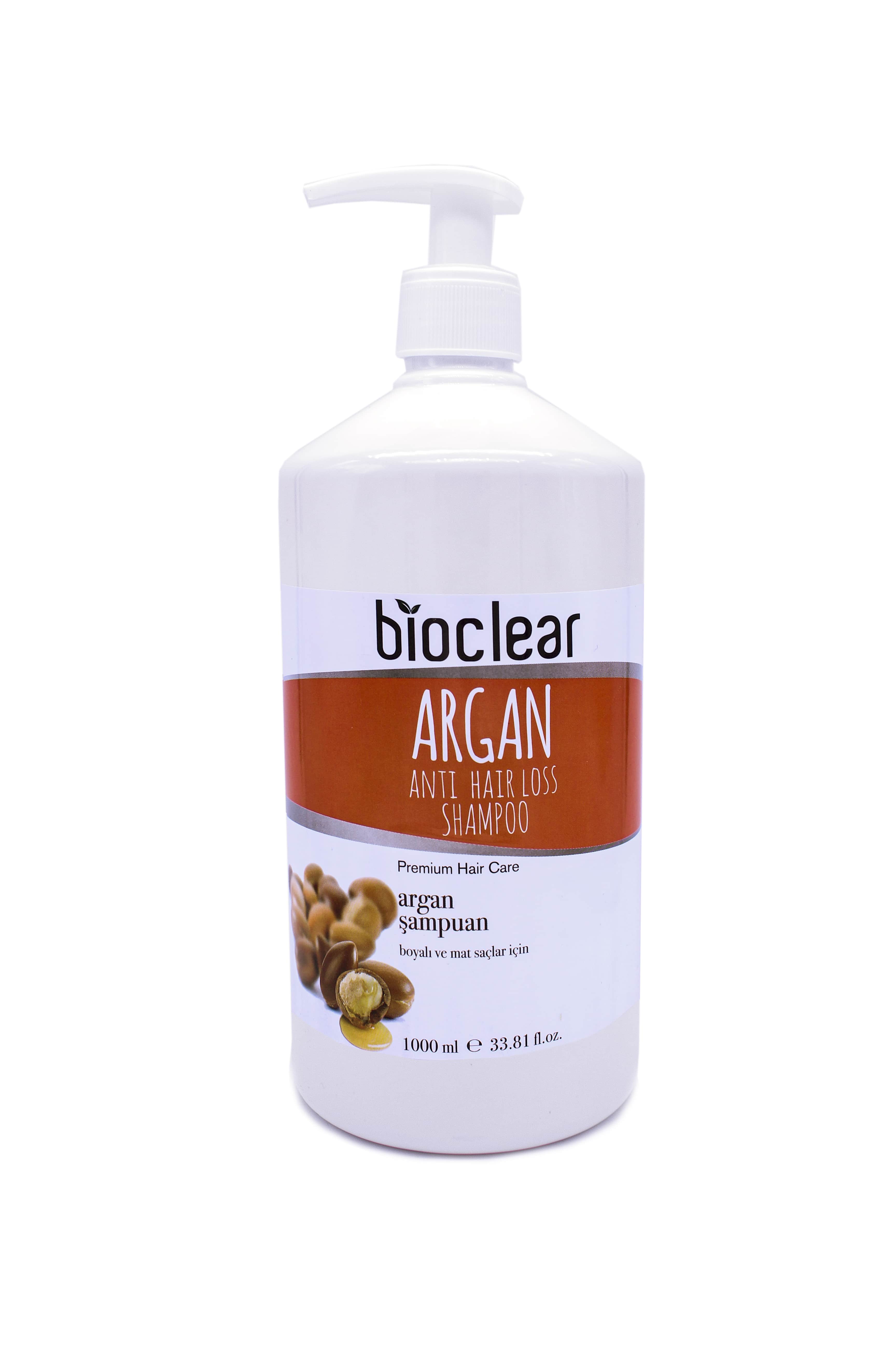 Bioclear Saç Dökülmesine Karşı Şampuan Argan 1000 ml